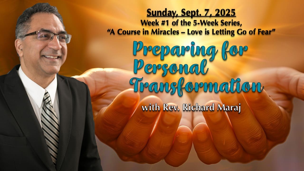Preparing for Personal Transformation · Unity of Phoenix Spiritual Center