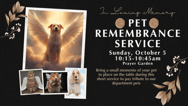 Pet Remembrance Service · Unity of Phoenix Spiritual Center